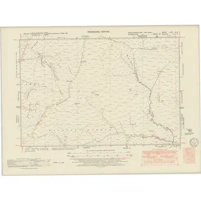 1946 Map of Northumberland nLXXI.NW, 1951 Print