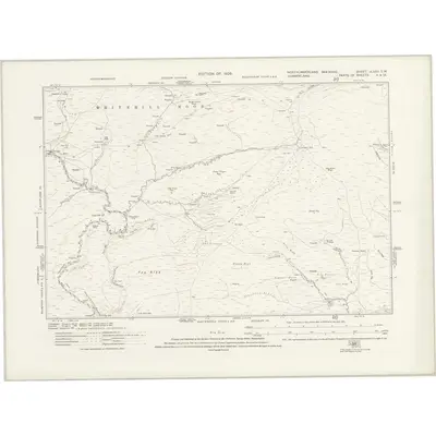 1895 Map of Northumberland nLXXII.SW, 1926 Print
