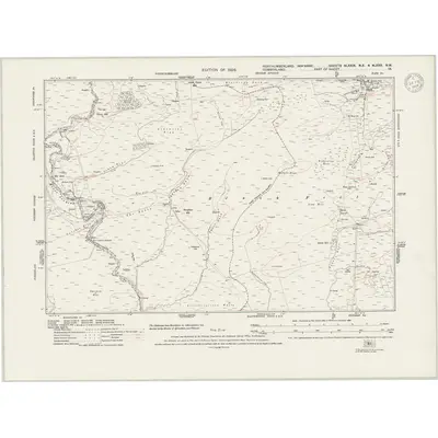 1895 Map of Northumberland nLXXIX.NE & nLXXX.NW, 1948 Print