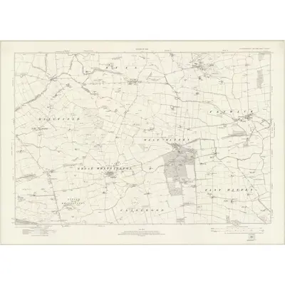 1920 Map of Northumberland nLXXXIII, 1924 Print