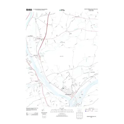 2013 Map of Northumberland, 2013 Print