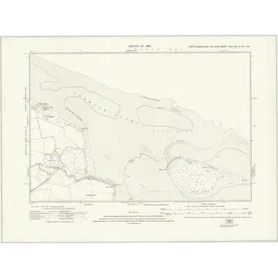 1922 Map of Northumberland nVIII.NW & nIVA.SW, 1925 Print