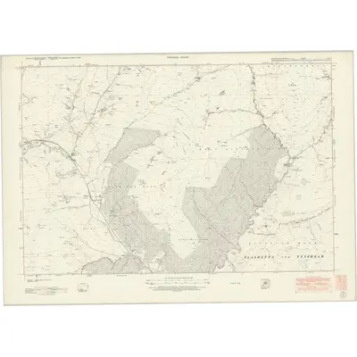 1948 Map of Northumberland nXLV, 1952 Print