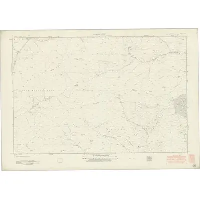 1948 Map of Northumberland nXLVI, 1951 Print