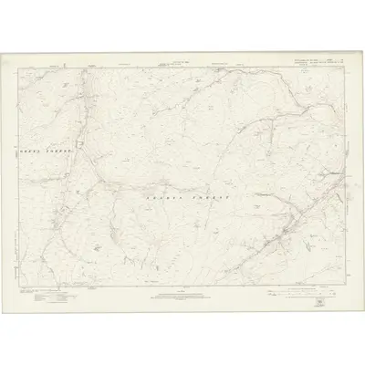 1921 Map of Northumberland nXX, 1924 Print
