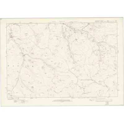 1896 Map of Northumberland nXXV, 1925 Print