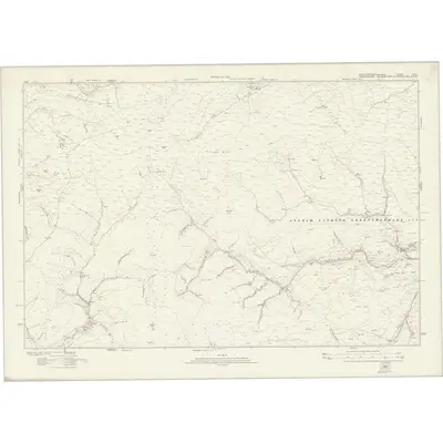 1921 Map of Northumberland nXXVI, 1924 Print