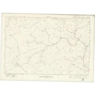 1896 Map of Northumberland nXXXIa, 1924 Print