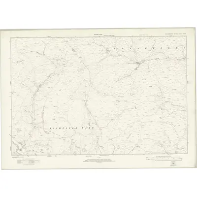 1921 Map of Northumberland nXXXIX, 1925 Print