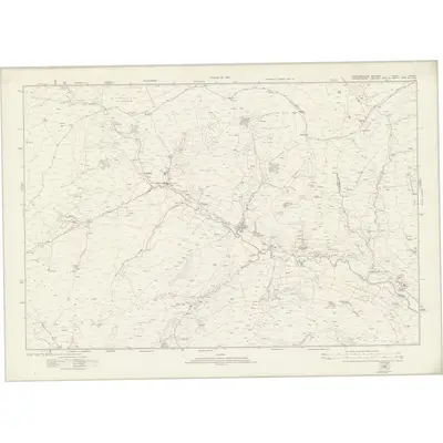 1896 Map of Northumberland nXXXVIII, 1924 Print