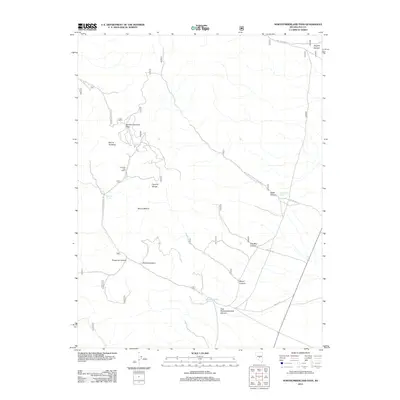 2012 Map of Northumberland Pass, 2012 Print