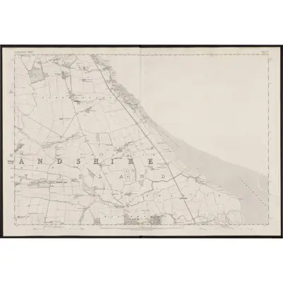 1860 Map of Northumberland VII, 1866 Print