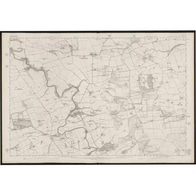 1860 Map of Northumberland X, 1866 Print