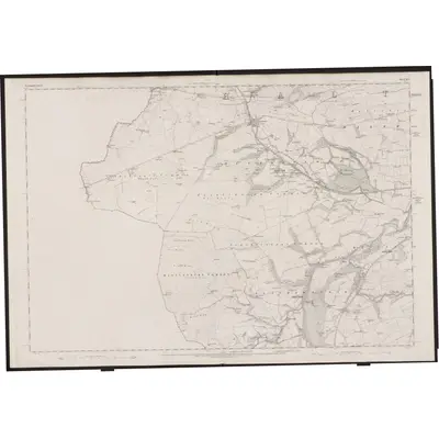 1861 Map of Northumberland XCI, 1865 Print