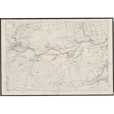 1862 Map of Northumberland XCII, 1866 Print