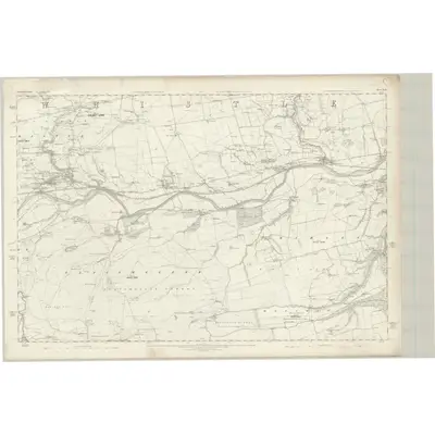 1862 Map of Northumberland XCII, 1866 Print