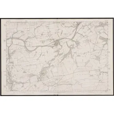 1860 Map of Northumberland XCIII, 1865 Print