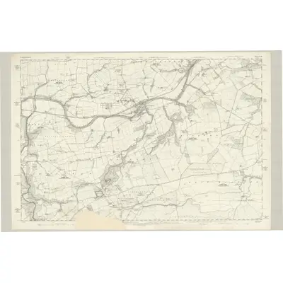 1860 Map of Northumberland XCIII, 1865 Print