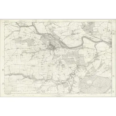 1860 Map of Northumberland XCIV, 1865 Print