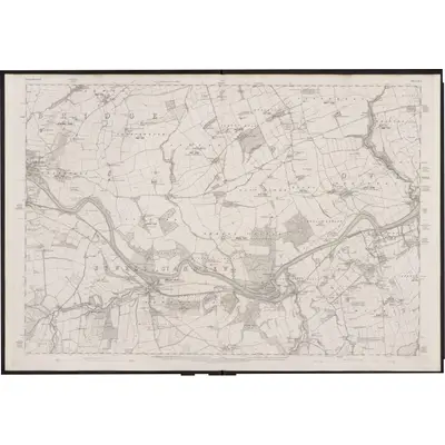 1860 Map of Northumberland XCV, 1865 Print
