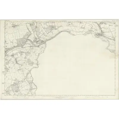 1858 Map of Northumberland XCVI, 1864 Print