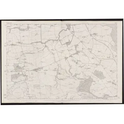 1860 Map of Northumberland XI, 1866 Print