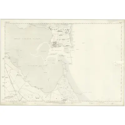 1860 Map of Northumberland XII, 1866 Print