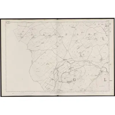 1860 Map of Northumberland XIII, 1866 Print