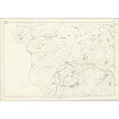 1860 Map of Northumberland XIII, 1866 Print