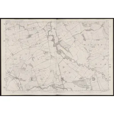 1860 Map of Northumberland XIV, 1866 Print