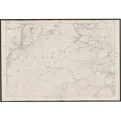 1860 Map of Northumberland XIX, 1866 Print