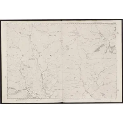 1863 Map of Northumberland XLII, 1866 Print