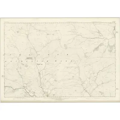1863 Map of Northumberland XLII, 1866 Print