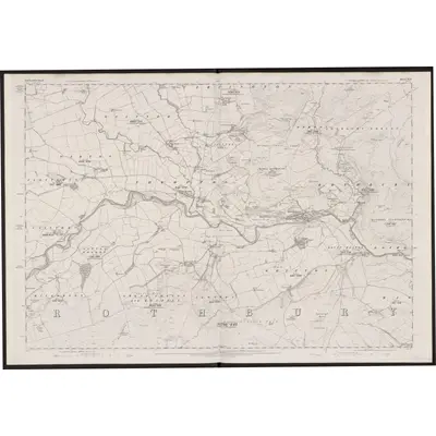1863 Map of Northumberland XLIV, 1866 Print
