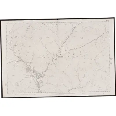 1862 Map of Northumberland XLIX, 1866 Print