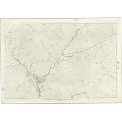 1862 Map of Northumberland XLIX, 1866 Print