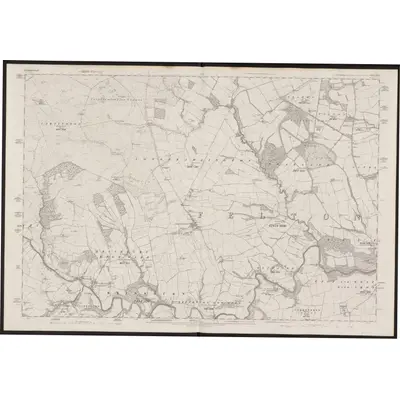 1864 Map of Northumberland XLV, 1866 Print