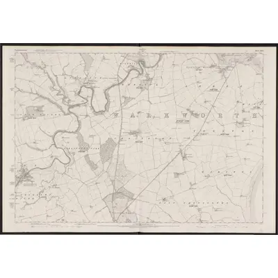 1864 Map of Northumberland XLVI, 1866 Print