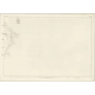 1863 Map of Northumberland XLVII, 1866 Print