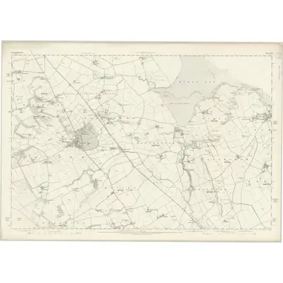 1860 Map of Northumberland XVI, 1865 Print