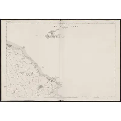 1860 Map of Northumberland XVII, 1865 Print
