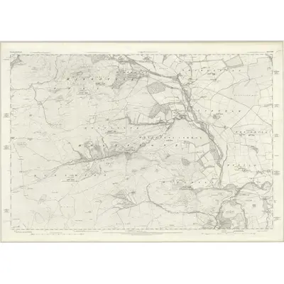 1863 Map of Northumberland XVIII, 1866 Print