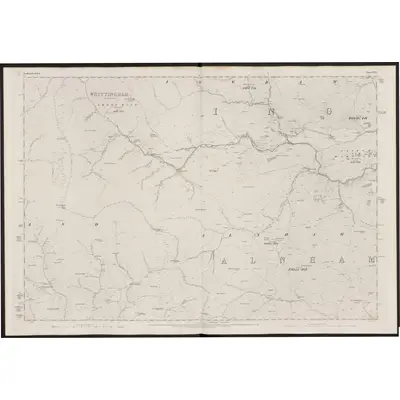 1861 Map of Northumberland XXIX, 1866 Print