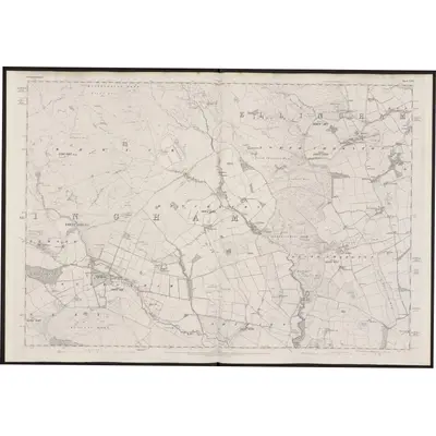 1861 Map of Northumberland XXVI, 1866 Print