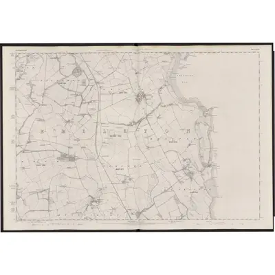 1861 Map of Northumberland XXVII, 1867 Print
