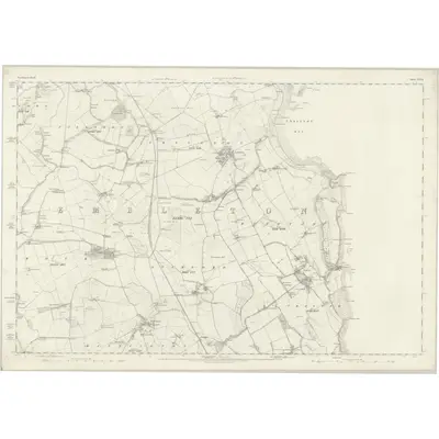 1861 Map of Northumberland XXVII, 1867 Print