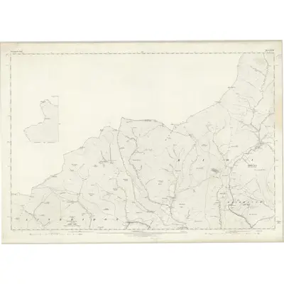 1861 Map of Northumberland XXVIII (inset XXVIIIA), 1866 Print