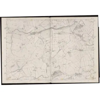1864 Map of Northumberland XXX, 1866 Print