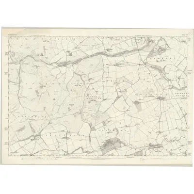 1864 Map of Northumberland XXX, 1866 Print