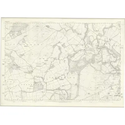 1861 Map of Northumberland XXXI, 1867 Print